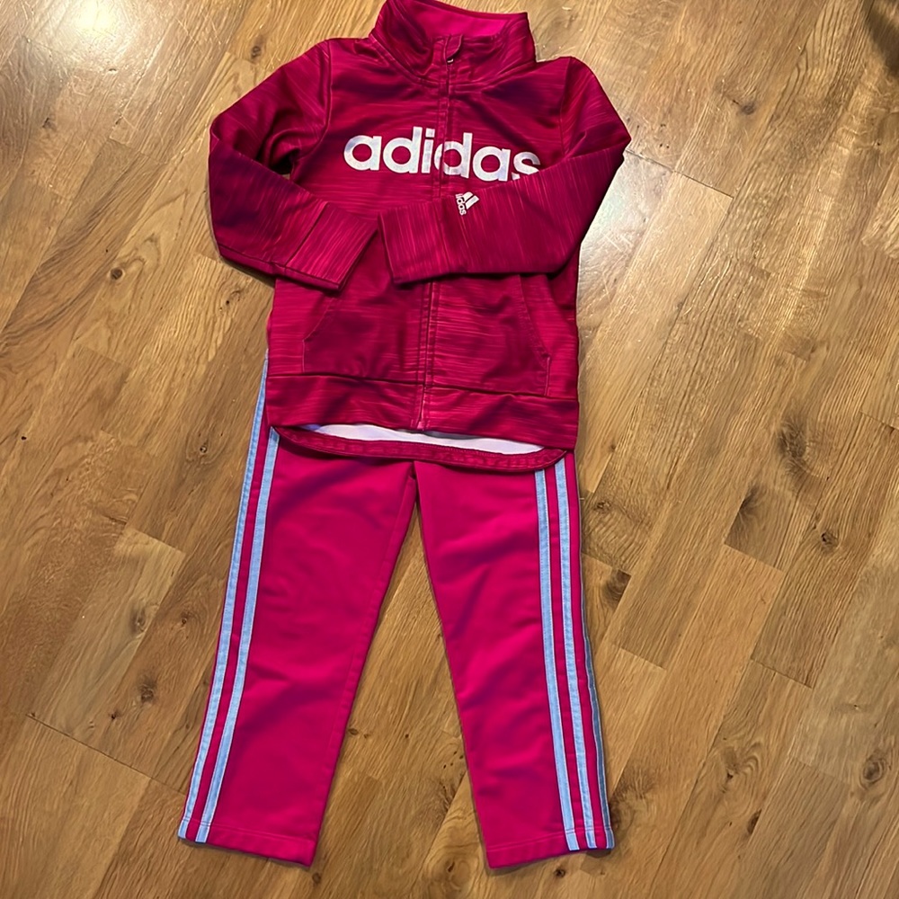 Girls adidas track suit